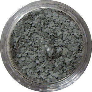 Inlace Inlay Stone Flakes  1pc 3 Gram Jar of  Grey Fox - Wood Acrylic Supply