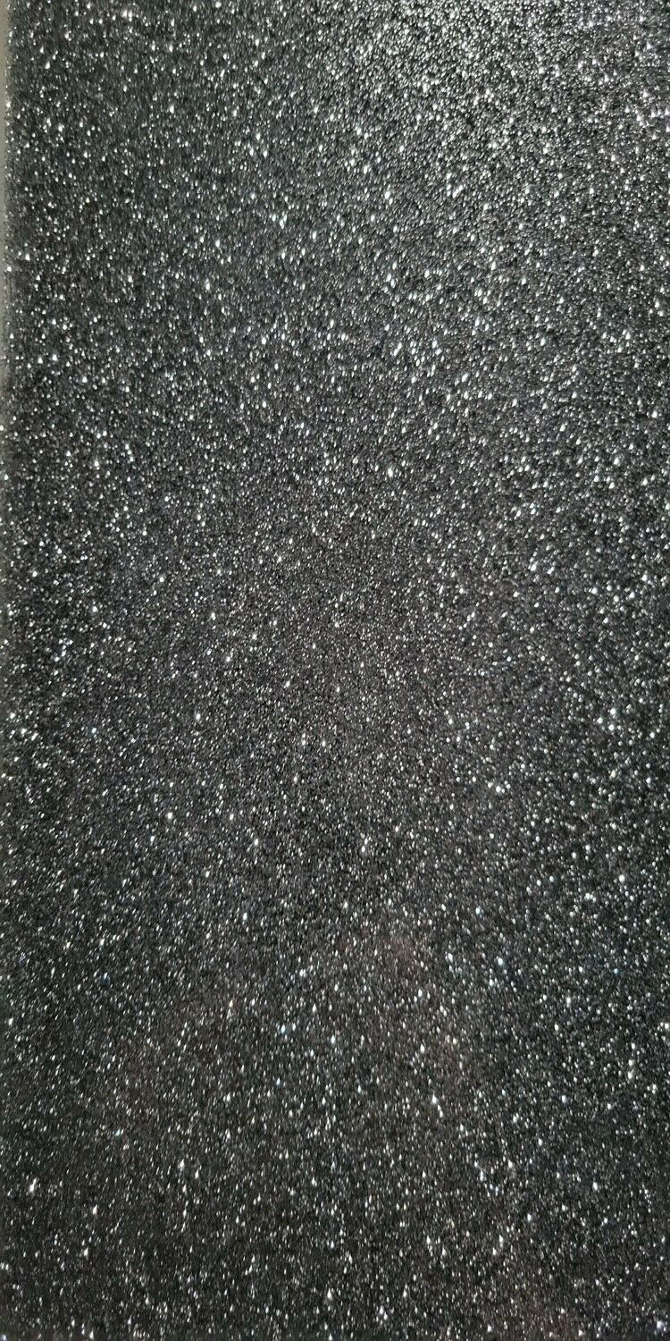 Silver Glitter Acrylic (1pc) 3mmx4"x4" Jewelry Crafts Inlay