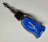 Topaz Steel Acrylic Bottle Stopper 5"