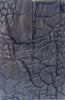 Dark Gray Designed Acrylic (2 pc) Razor Knife Scaless 3/16" x 2" x 6" - 0416