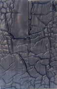 Dark Gray Designed Acrylic (2 pc) Razor Knife Scaless 3/16" x 2" x 6" - 0416