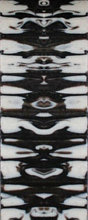 Ink Blot Genesis Acrylester (2 PC) Mini Knife Scales 3/16 x 3/4 x 5 - Wood Acrylic Supply
