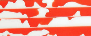 Peppermint Swirl BTW84KSM Acrylic (2 pc) Knife Scales 1/4" x 1 1/2" x 5"