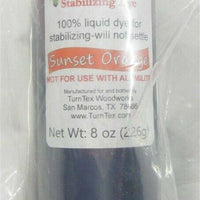 Sunset Orange Cactus Juice Stabilizing Dye 8 oz net weight by TurnTex Woodworks - Wood Acrylic Supply