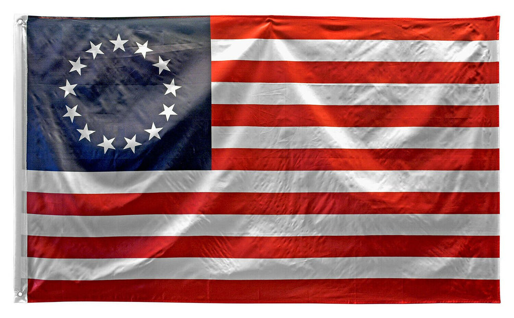 3' x 5' United States Betsy Ross Flag - American History - Wood Acrylic Supply