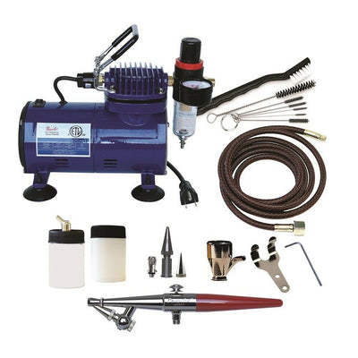 Airbrush Package (H-Set, D500SR & AC-7) H-100D Paasche