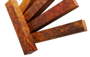 Bloodwood Burl Pen Blank (1 pc) Pen/Reel/Razor Blank 3/4"x5"