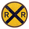 Railway Tin Sign 11.75 Round - Wood Acrylic Supply