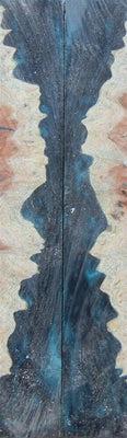 Hybrid Mallee Burl-Green (2 pc) Knife Scales 3/16