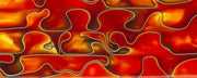 Tye Dye BTW124KSM Acrylic (2 pc) Knife Scales 1/4" x 1 1/2" x 6" Tye Dye BTW124KSM - Wood Acrylic Supply
