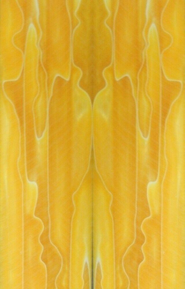 Acrylic Mini Knife Scale 3/16" x 1 1/2" x 6" Canary Yellow - Wood Acrylic Supply