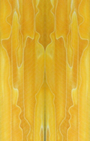 Acrylic Mini Knife Scale 3/16" x 1 1/2" x 6" Canary Yellow - Wood Acrylic Supply
