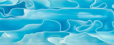 Blue Topaz Pearl BTW13KB Acrylic Knife Blank 1