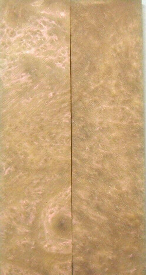 Red Pearl Inlace Acrylester #16 (2 pc) Knife Scale 1/4" x 1 1/2" x 6" - Wood Acrylic Supply