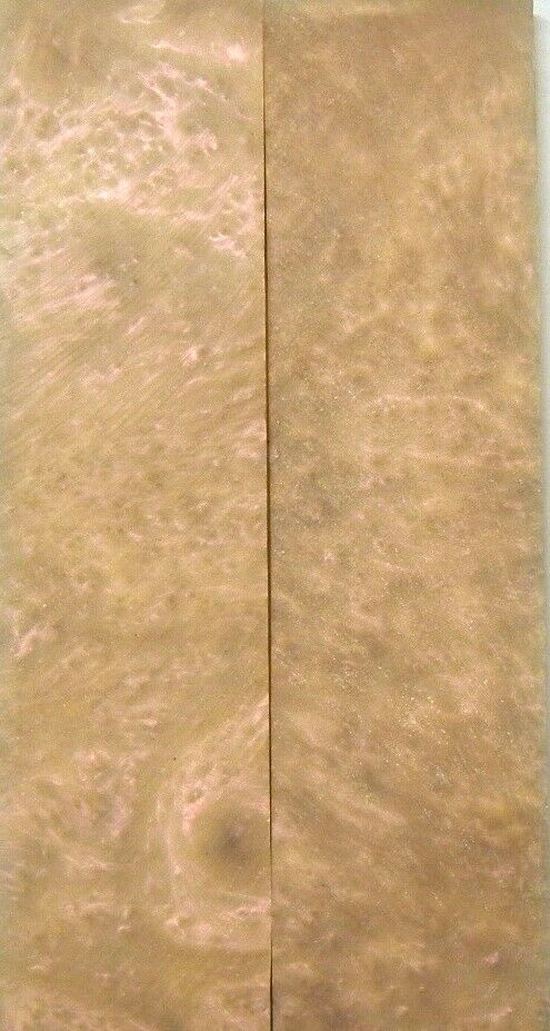 Red Pearl Inlace Acrylester #16 (2 pc) Knife Scales 3/8" x 1 1/2" x 6"