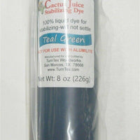 Teal Green Cactus Juice Stabilizing Dye 8 oz net weight by TurnTex Woodworks - Wood Acrylic Supply