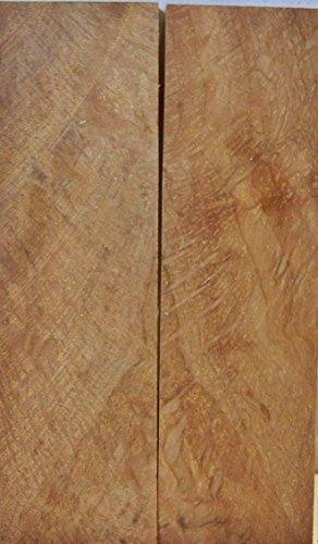 Apple Figured (2 pc) Knife Scales 1/4" x 1 1/2" x 5" 5629 - Wood Acrylic Supply