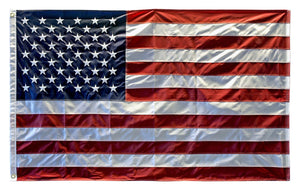 3' x 5' Embroidered United States Flag - American - Wood Acrylic Supply