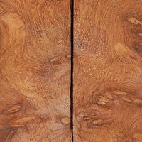 Amboyna Burl Eye (2 pc) Knife Scaless 3/16" x 3/4" x 5" - (23)