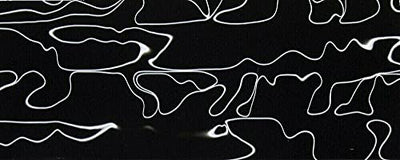 Pitch Black BTW87KSM Acrylic (2 pc) Knife Scales 1/4
