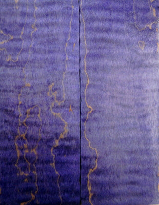 Maple Curly Stabilized (2 pc) Knife Scales 3/8