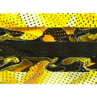 Canary Water Mesh Acrylic Pen Blank 3/4"x3/4"x4" BTWPBM1418SHORT4 (1 pc)
