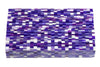 Blue Purple Matrix Acrylic Pen Blank 3/4"x3/4"x3" BTWPBM1210 1pc Short