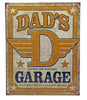 Dad's Garage Tin Sign 16x12.5 - Wood Acrylic Supply