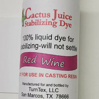 Red Wine Cactus Juice Stabilizing Dye (1) 2 oz net weight by TurnTex