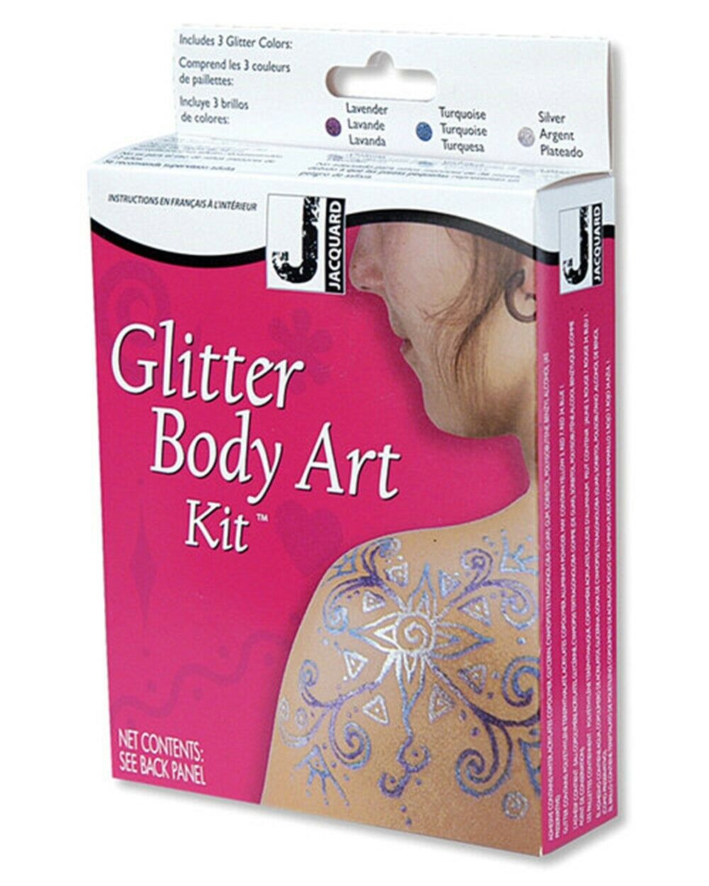 Glitter Body Art Kit Non-permanent body art with a shimmery twist! by Jacquard - Wood Acrylic Supply