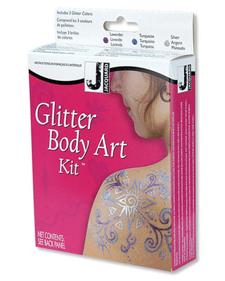 Glitter Body Art Kit Non-permanent body art with a shimmery twist! by Jacquard - Wood Acrylic Supply