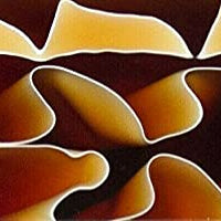 Amber Water BTW4KSS Acrylic (2 pc) Knife Scaless 3/16" x 1 1/2" x 5"