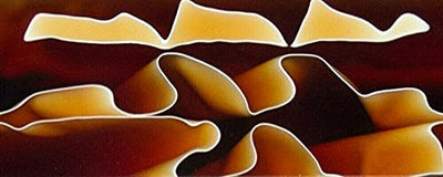 Amber Water BTW4KSL Acrylic (2 pc) Knife Scaless 3/8