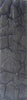 Dark Gray Designed Acrylic (2 pc) Knife Scaless 3/16" x 3/4" x 6" - 0419