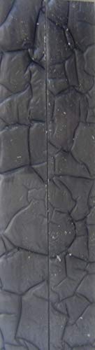 Dark Gray Designed Acrylic (2 pc) Knife Scaless 3/16" x 3/4" x 6" - 0419