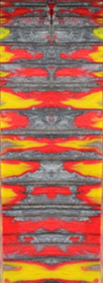 Blazing Embers Genesis Acrylester (2 PC) Mini Knife Scales 3/16 x 3/4 x 5 - Wood Acrylic Supply