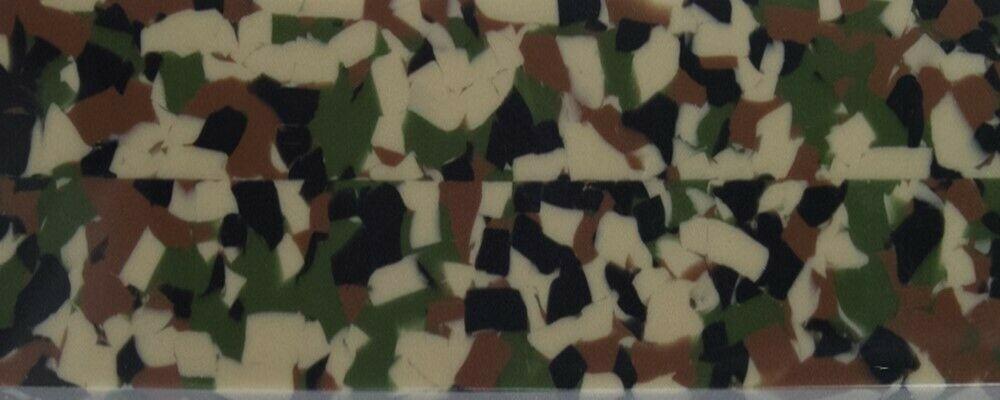 Woodland Camo Fleck BTW127GC Acrylic (1 pc) Game Call 1 1/2"sq x 6" Woodland Camo Fleck BTW127GC - Wood Acrylic Supply