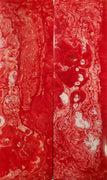 Acrylic Resin Snow Flake Red Knife Scales 1/4"x1 1/2"x5" (127 x 38 x 6.50 mm) - Wood Acrylic Supply