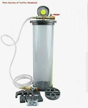 4'' x 20" Diameter Juice Proof Vacuum Chamber Turntex Woodworks - Wood Acrylic Supply