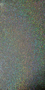 Rainbow Glitter Acrylic (1pc) 3mmx3"x3" Jewelry Crafts Inlay