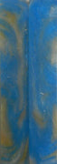 Alumilit Blue Gold Silver (2 pc) Knife Scales 1/4" x 1" x 6" - (27) - Wood Acrylic Supply