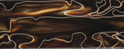 Copper Swirl BTW34KSS Acrylic (2 pc) Knife Scales 3/16