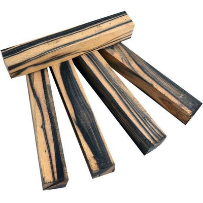 Ebony Black and White (1 pc) Pen Blank 3/4