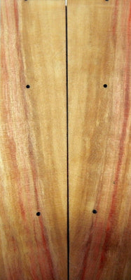 Box Elder Burl Stabilized Clear (2 pc) Knife Scales 1/4