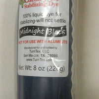 Midnight Black Cactus Juice Stabilizing Dye 8 oz net weight by TurnTex Woodworks - Wood Acrylic Supply