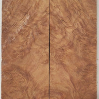 Mallee Brown Burl (2 pc) Knife Scales 1/4" x 1 1/2" x 4" - (69) - Wood Acrylic Supply