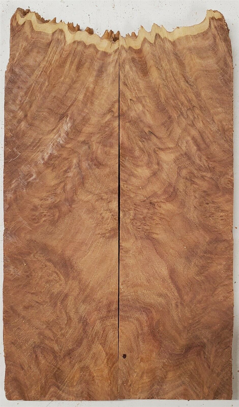 Mallee Brown Burl (2 pc) Knife Scales 1/4" x 1 1/2" x 4" - (69) - Wood Acrylic Supply