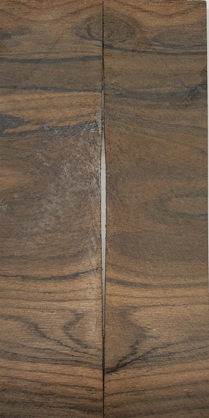 Ziricote Cross Cut (2 pc) Knife Scales 3/16" x 1 1/2" x 6" - (21) - Wood Acrylic Supply