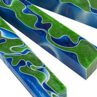 Riptide Acrylic. #65 1 pc Pen Blank 3/4" Sq x 5" Long