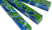 Riptide Acrylic. #65 1 pc Pen Blank 3/4" Sq x 5" Long